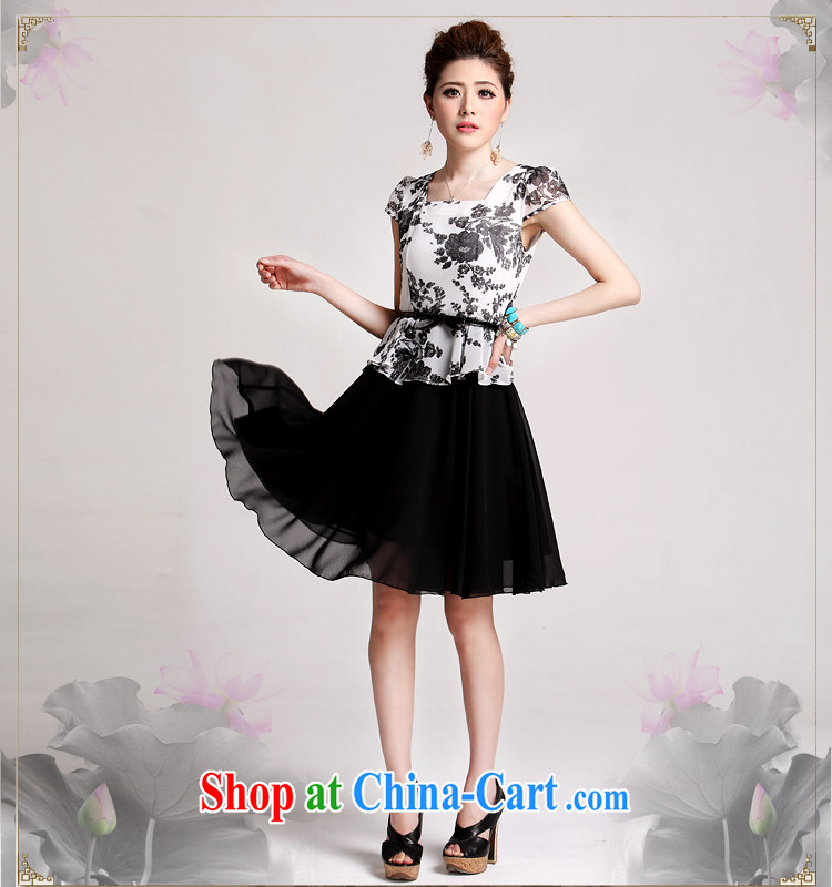 The Ju-summer 2015 With New Party for the short-sleeved leave two snow-woven dresses Girls (the belt) 5118 black XXXL pictures, price, brand platters! Elections are good character, the national distribution, so why buy now enjoy more preferential! Health