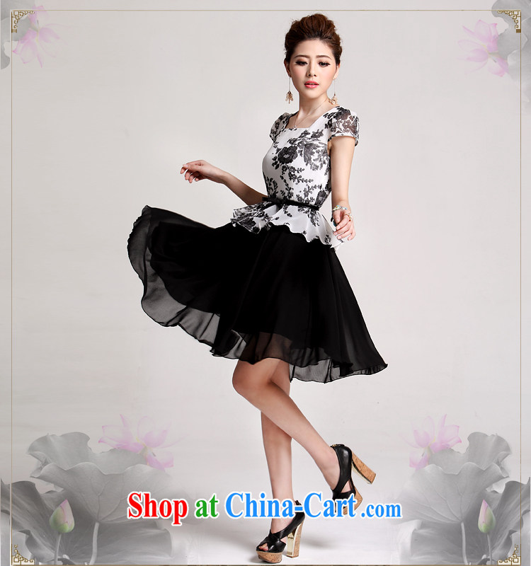 The Ju-summer 2015 With New Party for the short-sleeved leave two snow-woven dresses Girls (the belt) 5118 black XXXL pictures, price, brand platters! Elections are good character, the national distribution, so why buy now enjoy more preferential! Health