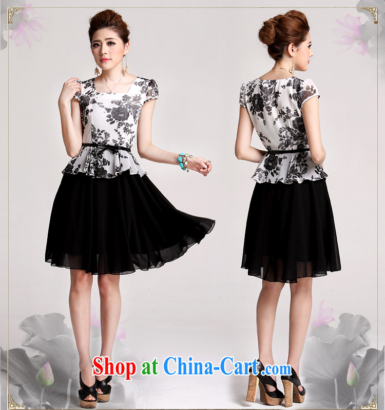 The Ju-summer 2015 With New Party for the short-sleeved leave two snow-woven dresses Girls (the belt) 5118 black XXXL pictures, price, brand platters! Elections are good character, the national distribution, so why buy now enjoy more preferential! Health