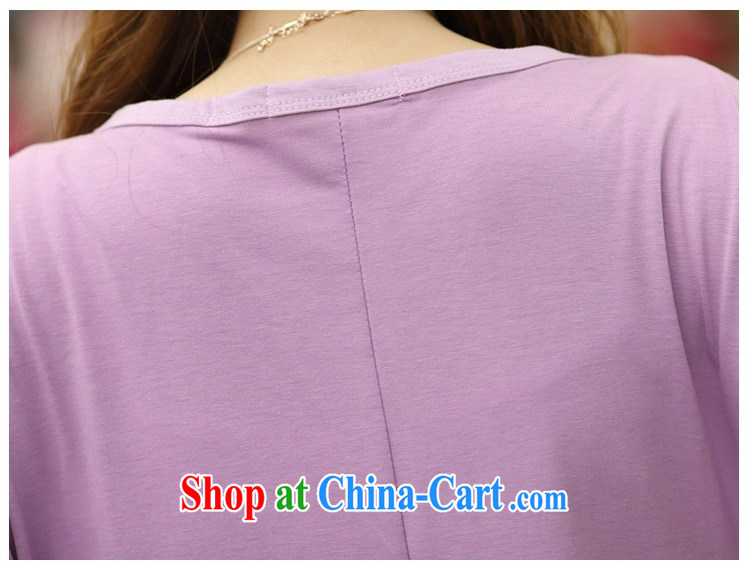 In short * 2015 girls summer new 930,826 embroidered zebra larger female thick sister thick MM female T shirt T-shirt purple are code pictures, price, brand platters! Elections are good character, the national distribution, so why buy now enjoy more preferential! Health