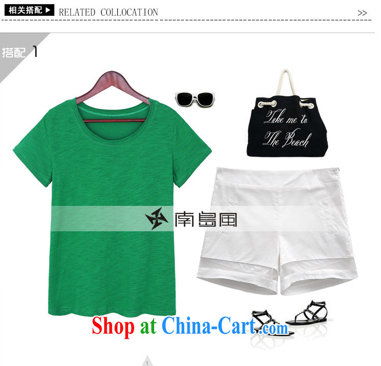 o Ya-ting 2015 the Code women mm thick Summer Package new short-sleeved T shirts and indeed increase shorts girls 5616 photo color 4 XL recommends that you 160 - 180 Jack pictures, price, brand platters! Elections are good character, the national distribution, so why buy now enjoy more preferential! Health