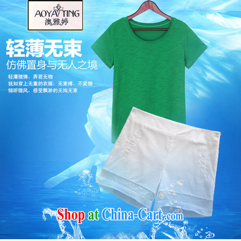 o Ya-ting 2015 the Code women mm thick Summer Package new short-sleeved T shirts and indeed increase shorts girls 5616 photo color 4 XL recommends that you 160 - 180 jack, O Ya-ting (aoyating), online shopping