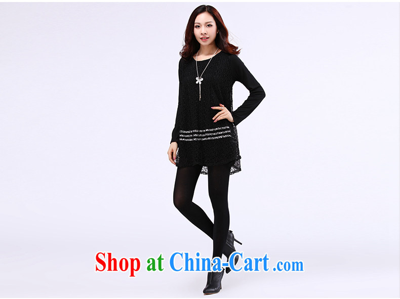 Pure beam 2015 and indeed XL female graphics thin winter clothes thick sister Korean solid shirt T black large code XXXXL pictures, price, brand platters! Elections are good character, the national distribution, so why buy now enjoy more preferential! Health