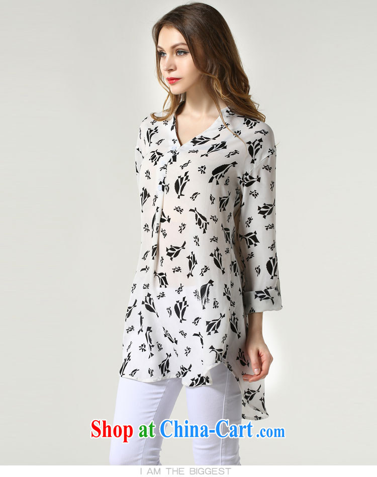 Connie's dream in Europe 2015 summer new, long shirt girls and indeed increase, female 200 Jack stylish stamp on MM shirt women s 1513 black XXXXL pictures, price, brand platters! Elections are good character, the national distribution, so why buy now enjoy more preferential! Health