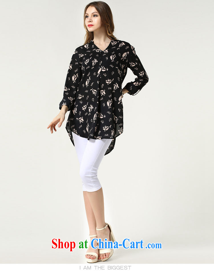 Connie's dream in Europe 2015 summer new, long shirt girls and indeed increase, female 200 Jack stylish stamp on MM shirt women s 1513 black XXXXL pictures, price, brand platters! Elections are good character, the national distribution, so why buy now enjoy more preferential! Health