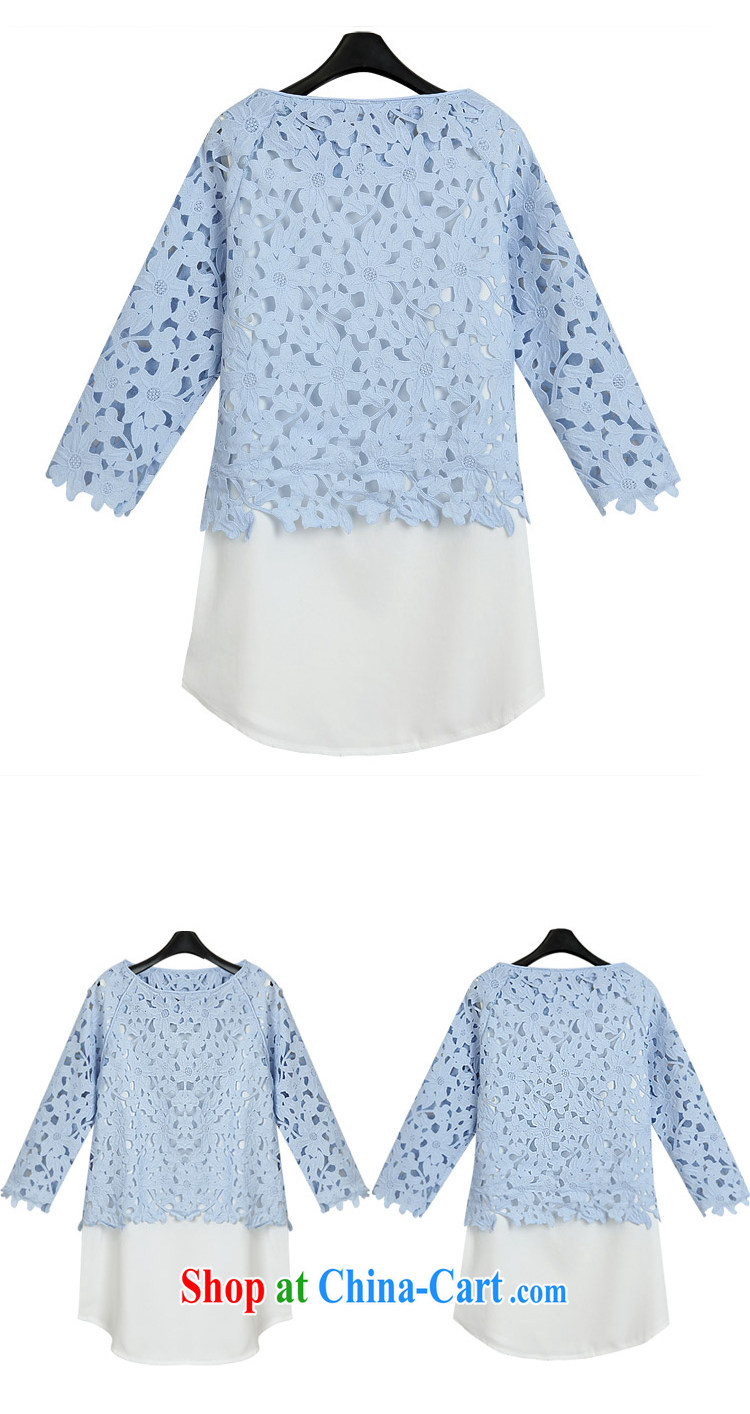 o Ya-ting 2015 spring new thick mm and indeed increase, female lace snow woven shirts female 581 blue 5 XL recommends that you 175 - 200 Jack pictures, price, brand platters! Elections are good character, the national distribution, so why buy now enjoy more preferential! Health