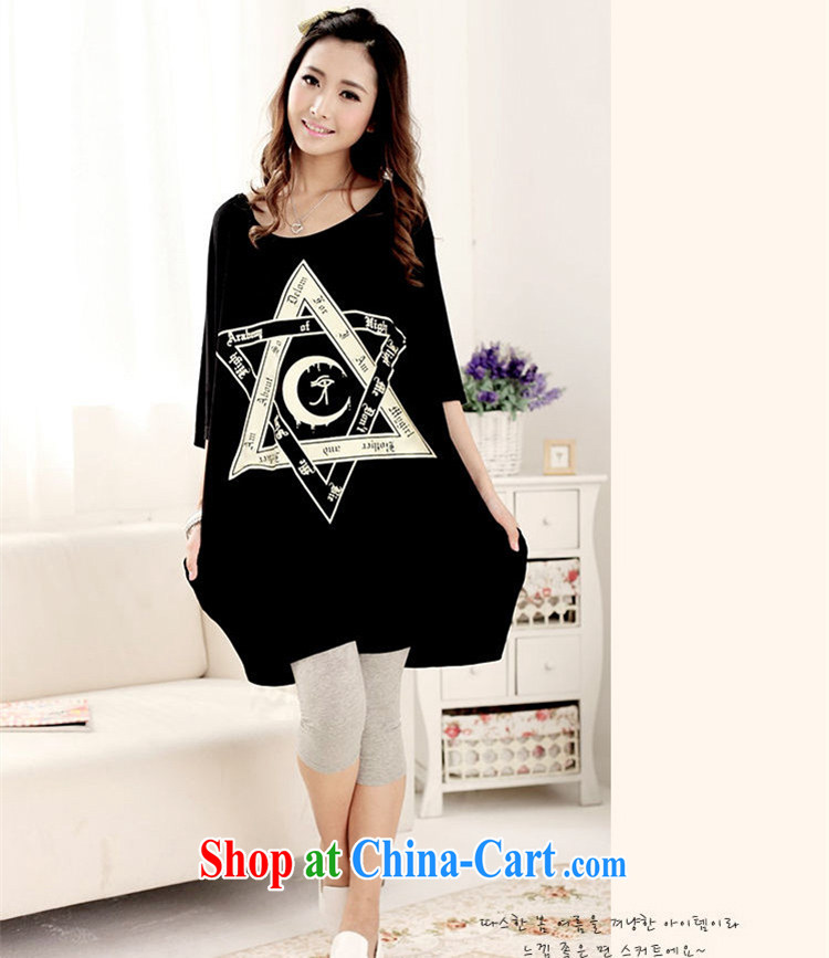 Property is property, the code is female and the fat 200 jack to wear summer 2015 new thick MM summer graphics thin T shirts loose short-sleeved T pension 6 Delta black large code are code 90 - 260 jack can be pictures, price, brand platters! Elections are good character, the national distribution, so why buy now enjoy more preferential! Health
