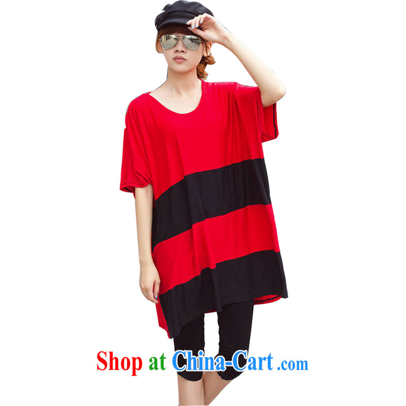 Property is property, the code is female and the fat 200 jack to wear summer 2015 new thick MM summer graphics thin T shirts loose short-sleeved T pension 6 corner-black large code is code 90 - 260 jack can be, and there are Chinese (wuyouwuyu), online shopping