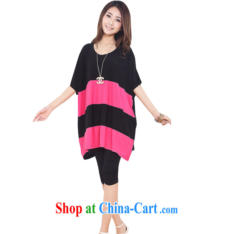 Property is property, the code is female and the fat 200 jack to wear summer 2015 new thick MM summer graphics thin T shirts loose short-sleeved T pension 6 corner-black large code is code 90 - 260 jack can be, and there are Chinese (wuyouwuyu), online shopping