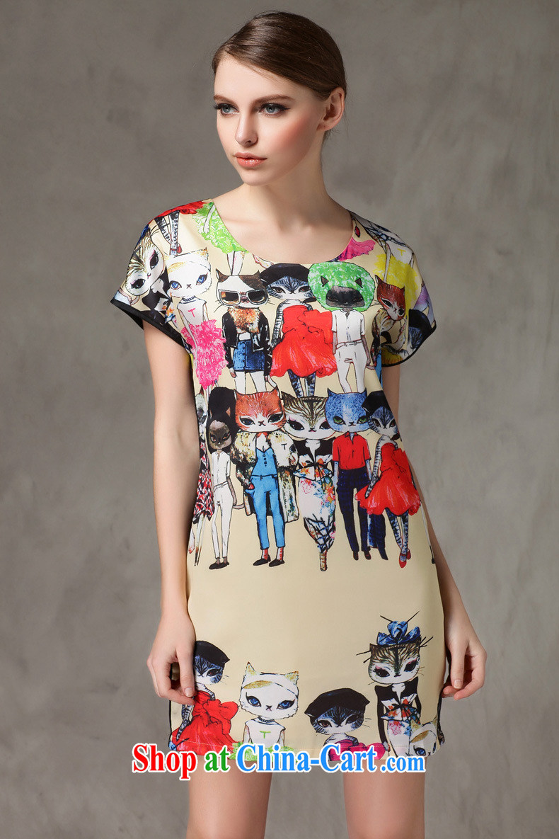 The silk, honey XL girls thick MM graphics thin Summer Snow stamp duty woven dresses ZZ 1517 figure 3XL (150 jack - 164 Jack through) pictures, price, brand platters! Elections are good character, the national distribution, so why buy now enjoy more preferential! Health