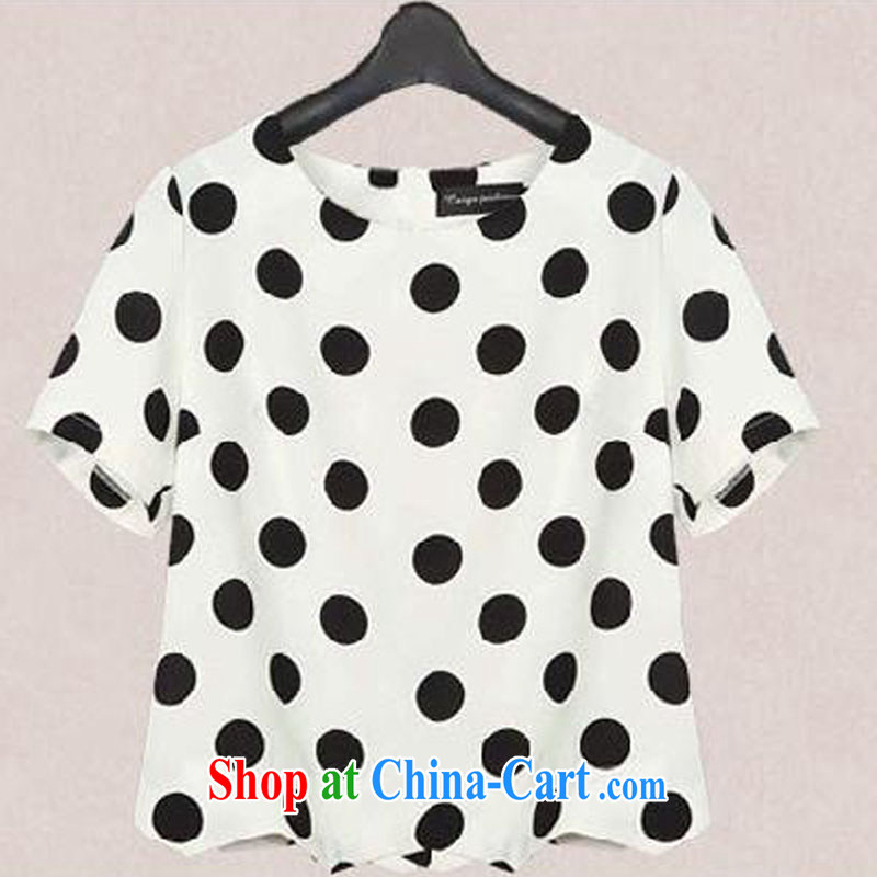 In 2015, a large, female summer new retro dot snow woven shirts, 7 pants two-part kit - 8011 green 5 XL 180 - 200 Jack left and right, in the event, and, shopping on the Internet