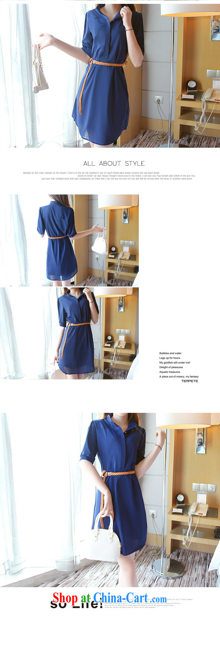 taste in Gangnam 2015 new summer and the fat girl with thick MM strap cuff in graphics thin, snow beauty woven shirts dresses 113 dark blue (the belt 4 XL recommendations 160 - 180 pictures, price, brand platters! Elections are good character, the national distribution, so why buy now enjoy more preferential! Health