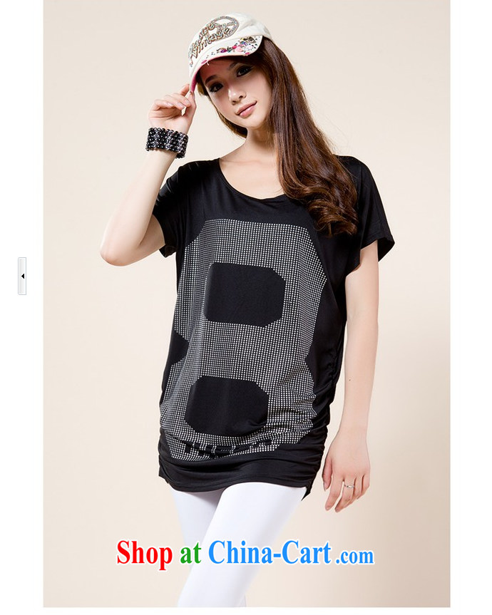 The large, female short-sleeve T-shirt 200 Jack mm thick summer Korean thick sister summer and indeed increase 2015 Korean version, long bag and cotton white XXL pictures, price, brand platters! Elections are good character, the national distribution, so why buy now enjoy more preferential! Health