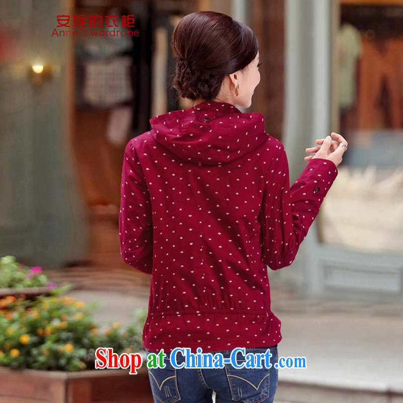 Anne's Closet 2015 spring loaded on the new larger female short coat female YS 9001 red XL, Anne's wardrobe (Anne ' s wardrobe, and shopping on the Internet
