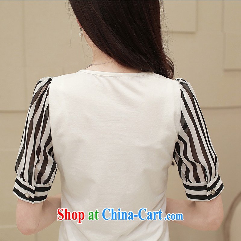 Beijing 2015 the boutique Original Theme summer new kit female Korean style short-sleeved sport and leisure in Europe and shorts white XL E, feast, and shopping on the Internet