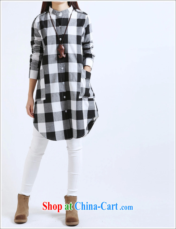 o Ya-ting 2015 spring new casual long-sleeved cotton in the long shirt women 8371 red and black tartan XXL recommends that you 145 - 175 Jack pictures, price, brand platters! Elections are good character, the national distribution, so why buy now enjoy more preferential! Health