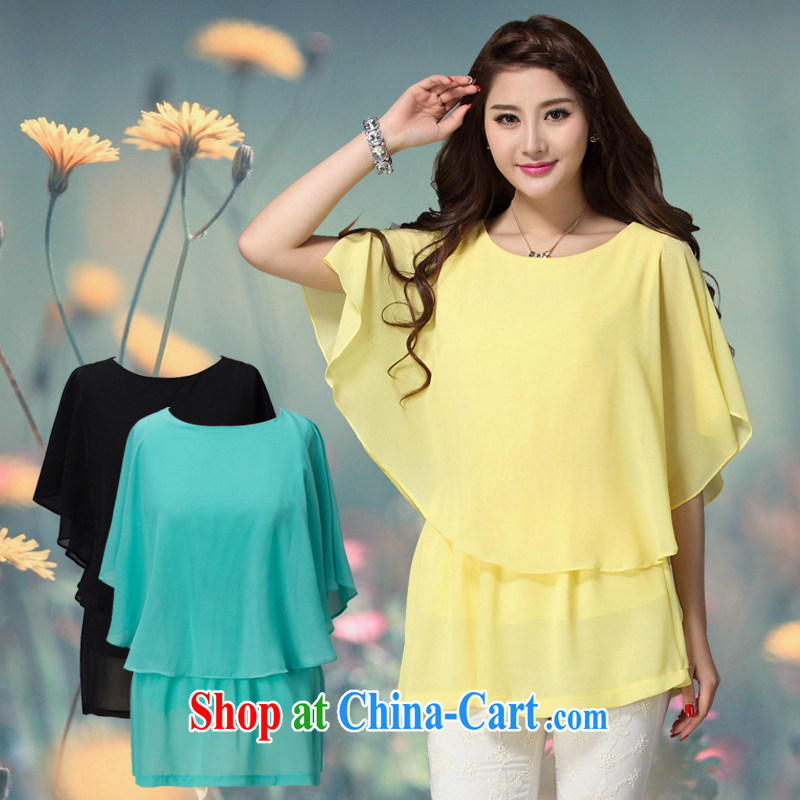 Hi Princess slave new, Korean version of the greater code female false Two stitching flouncing with snow T woven shirts women T-shirt W 9689 green code 4 XL pictures, price, brand platters! Elections are good character, the national distribution, so why buy now enjoy more preferential! Health