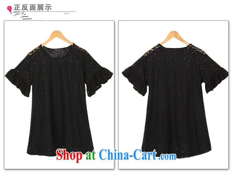 Speakers of the Code's thick MM summer graphics thin round-collar black lace short sleeve short dress black 4 XL pictures, price, brand platters! Elections are good character, the national distribution, so why buy now enjoy more preferential! Health