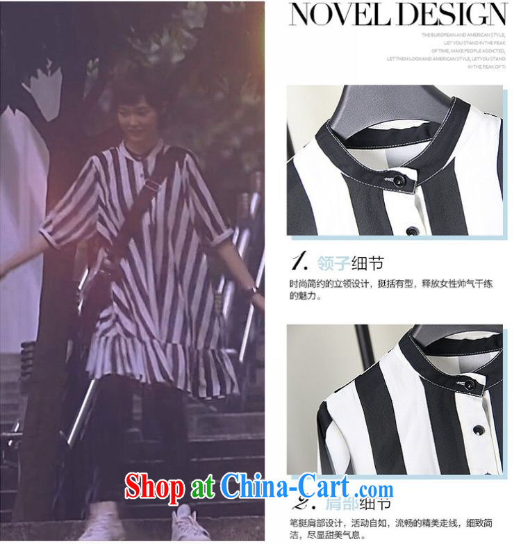 The sum 2015 spring and summer, Korean version of the greater code female liberal stripes dress shirt graphics thin ice woven dresses 200 jack to pass through picture color XXL pictures, price, brand platters! Elections are good character, the national distribution, so why buy now enjoy more preferential! Health