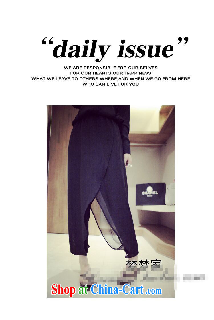 The sum 2015 spring and summer, Korean version of the greater number female and indeed increase, snow 9 woven pants thick sister graphics thin, Trouser Press 200 jack is wearing a black XXXXXXL pictures, price, brand platters! Elections are good character, the national distribution, so why buy now enjoy more preferential! Health