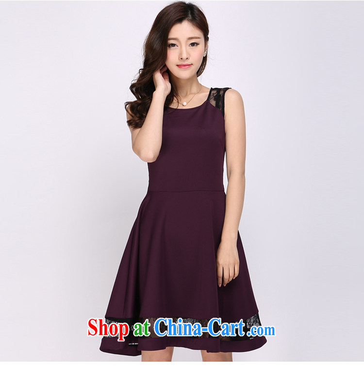 Laurie flower Luo, knitted vests dresses thick sister 2015 summer video thin, long lace dress 1137 purple 5 X the 10 return $20 toll pictures, price, brand platters! Elections are good character, the national distribution, so why buy now enjoy more preferential! Health
