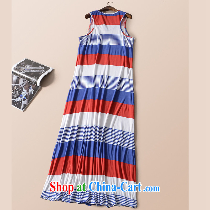 The 2015 is indeed increasing, female fat mm summer the trade-dress vest skirt King code 200 Jack qlb light blue L, talking about the Zhuang (gazizhuang), and, on-line shopping