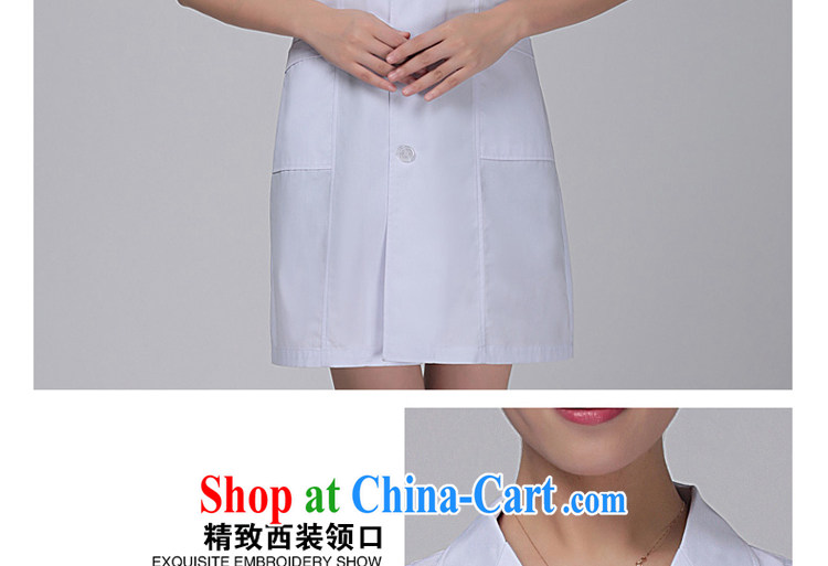 Di Nga summer short-sleeved Doctors serving the white men and women of nursing service pharmacy dental uniforms lab uniforms white belt male XXXL pictures, price, brand platters! Elections are good character, the national distribution, so why buy now enjoy more preferential! Health