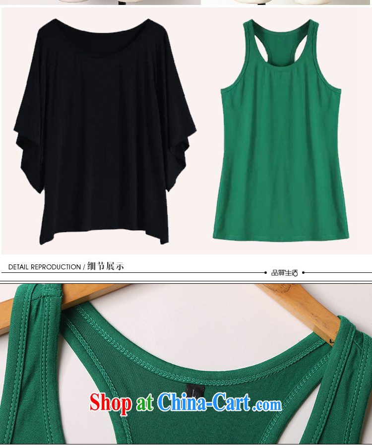 ZORMO 2015 summer new thick mm larger leisure T pension female Korean vest + Mok, T-shirt 2-piece set with gray 3 XL 150 - 170 Jack pictures, price, brand platters! Elections are good character, the national distribution, so why buy now enjoy more preferential! Health