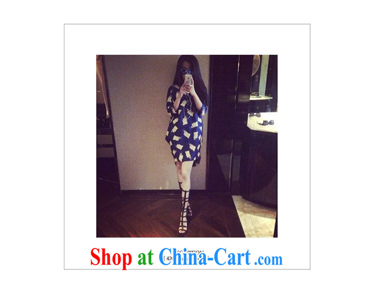 The sum 2015 spring and summer, Korean female loose the code 8 the cuff card thick MM graphics thin solid dresses 200 jack to wear picture color XL pictures, price, brand platters! Elections are good character, the national distribution, so why buy now enjoy more preferential! Health