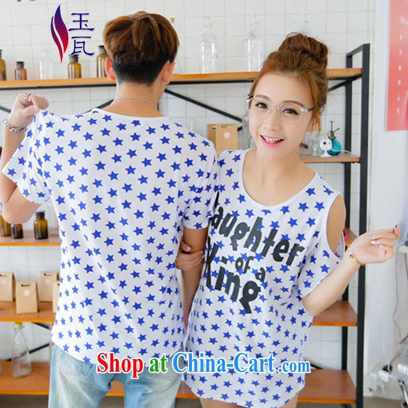 Yu, 2015 couples with summer, new Korean Language empty loose short-sleeve men and women couples T pension with 2633 color pictures of XXL, Yu w, shopping on the Internet
