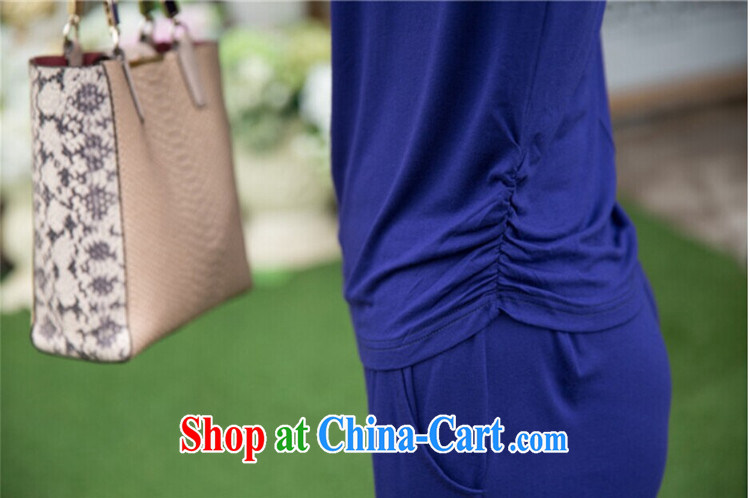 2015 new women summer sports package the code female Korean cotton sport and leisure centers MM Leisure Suit stylish package breathable graphics thin 7 Trouser press kit BS 13,115 purple blue 3 XL recommendations 150 - 170 Jack pictures, price, brand platters! Elections are good character, the national distribution, so why buy now enjoy more preferential! Health