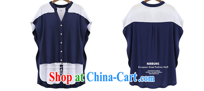 taste in Gangnam-gu 2015 new summer thick girls with graphics thin, Summer Snow woven large, thick MM T-shirt shirt 862 dark blue 5 XL pictures, price, brand platters! Elections are good character, the national distribution, so why buy now enjoy more preferential! Health