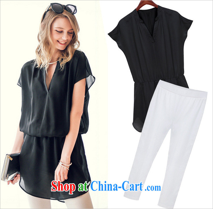 The Code female 100 ground in Europe and America 2015 new, larger female V short-sleeved snow woven shirts 7 pants thick mm Leisure package summer 8125 black M pictures, price, brand platters! Elections are good character, the national distribution, so why buy now enjoy more preferential! Health