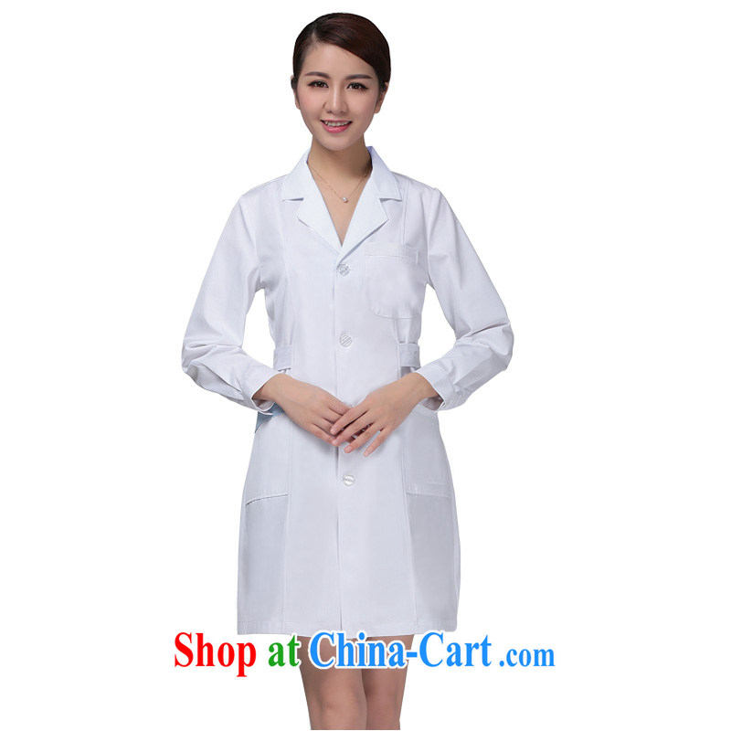 At the Nga winter clothing robes thick long-sleeved Male Doctors serving female intern nurses service pharmacy clothing pure white female L