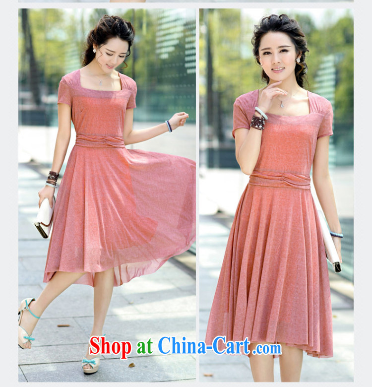 colored silk's summer 2015 new, larger female graphics thin lady skirt in cultivating long snow-woven dresses female tea green XXXL pictures, price, brand platters! Elections are good character, the national distribution, so why buy now enjoy more preferential! Health