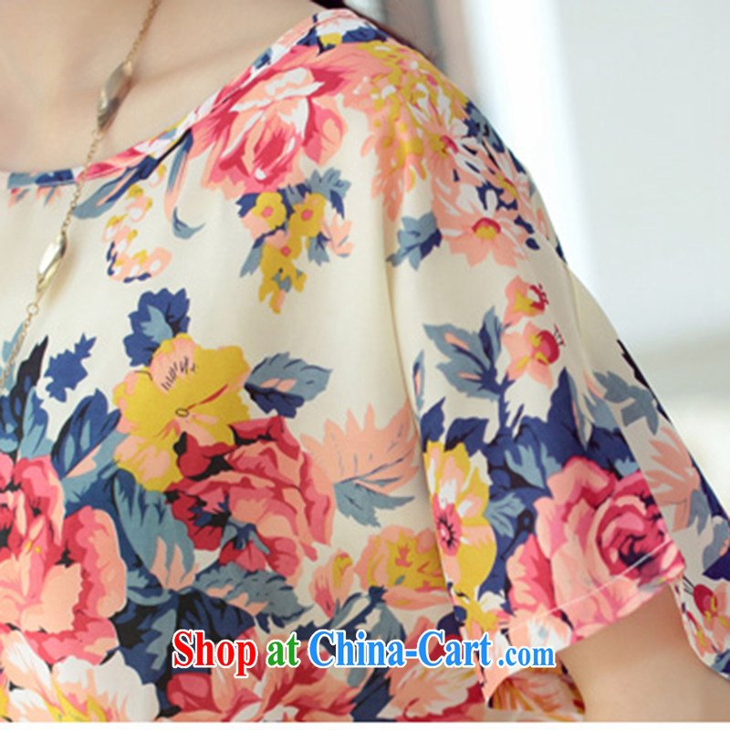 An MMS Ms Audrey EU's and indeed increase Korean version 2015 summer new emphasis on the younger sister, female fancy loose short-sleeved snow woven shirts women T-shirt C 8970 1 suit 3 XL (180 - 210 ) and also Ms Audrey EU (caiweier), online shopping