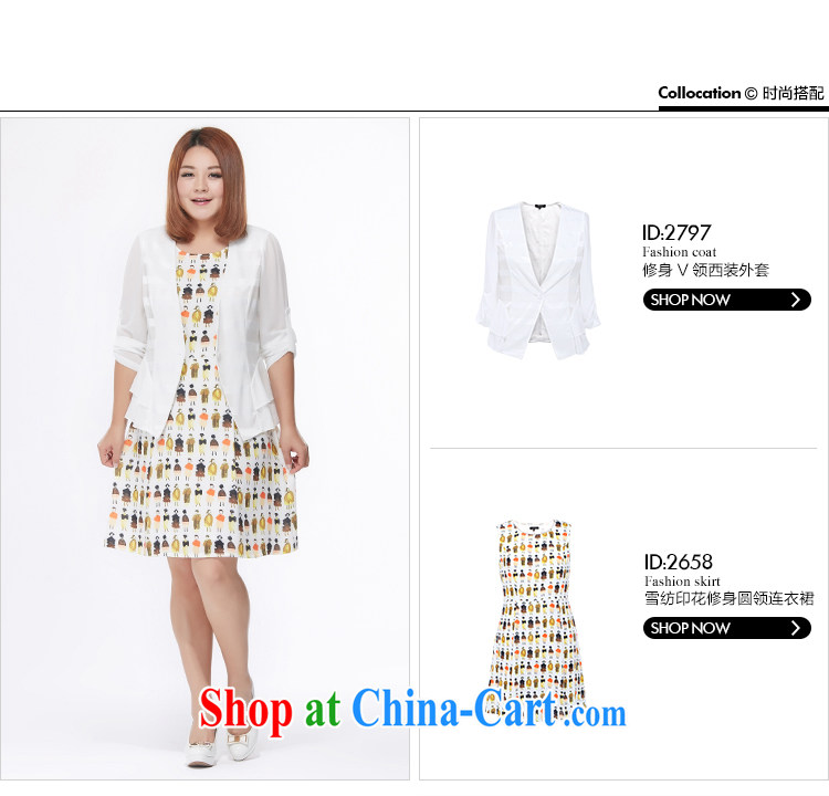 MSSHE XL ladies' 2015 new spring style 100 a kernel for cultivating V collar jacket 2797 white 3XL pictures, price, brand platters! Elections are good character, the national distribution, so why buy now enjoy more preferential! Health