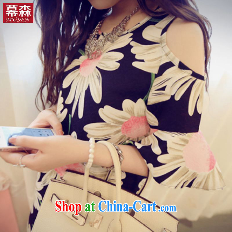 The sum 2015 summer Korean version of the greater code female thick mm video thin dress loose Korean snow woven shirts and feel your shoulders 200 jack to wear picture color code, the sum, and, shopping on the Internet