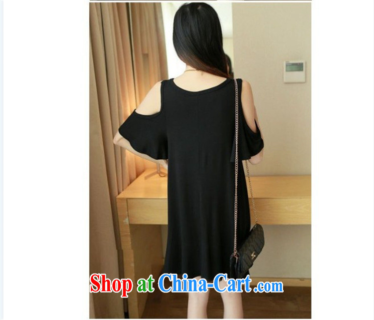 3 rock 2015 summer thick MM Mok, stretch round-collar short-sleeve in Europe and America, the sense of your shoulders female dresses DM 9008 black large code XXL pictures, price, brand platters! Elections are good character, the national distribution, so why buy now enjoy more preferential! Health