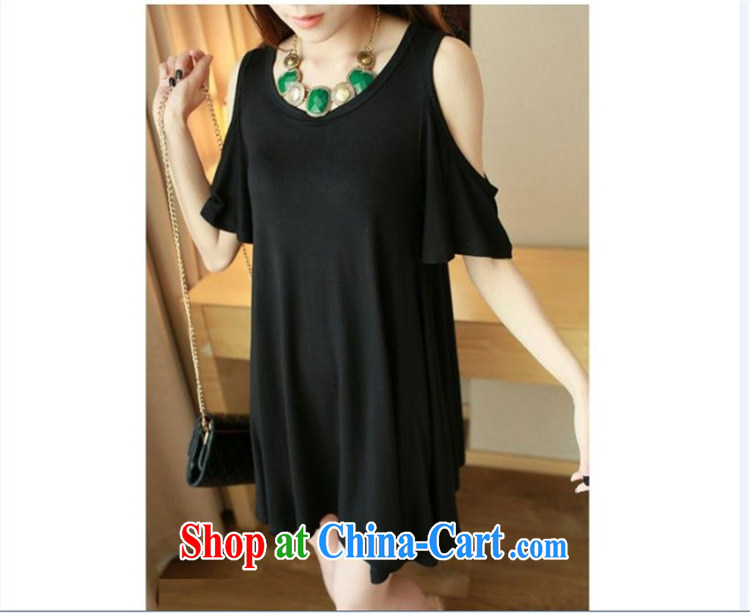 3 rock 2015 summer thick MM Mok, stretch round-collar short-sleeve in Europe and America, the sense of your shoulders female dresses DM 9008 black large code XXL pictures, price, brand platters! Elections are good character, the national distribution, so why buy now enjoy more preferential! Health
