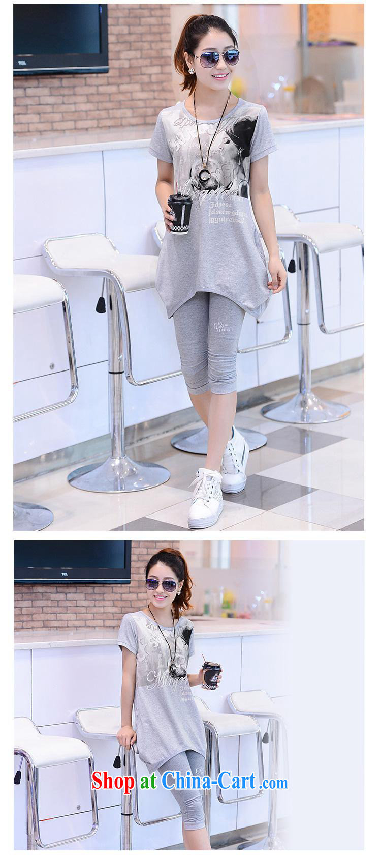 Health concerns women * 2015 spring and summer new, long, short-sleeved T-shirt Han version the code loose T-shirt + 7 pants Two Piece Set with white XL pictures, price, brand platters! Elections are good character, the national distribution, so why buy now enjoy more preferential! Health