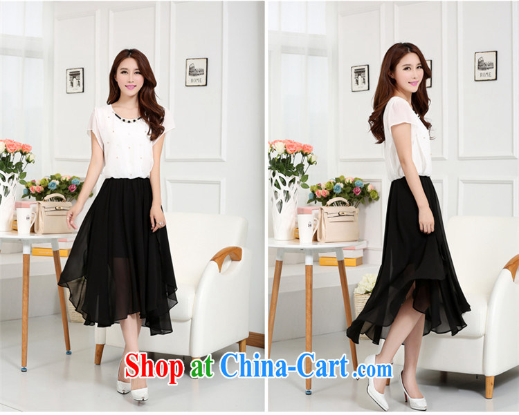 2015 short-sleeved snow woven dresses style lady Bohemia, mini-The long skirt Korean version the code beauty dresses leave of two piece black 4XL pictures, price, brand platters! Elections are good character, the national distribution, so why buy now enjoy more preferential! Health