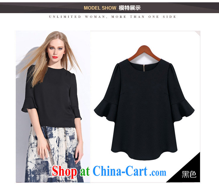 My dyeing clothing summer 2015 new, the United States and Europe, female loose video thin minimalist horn cuff zipper snow woven shirts black 3 XL (140 - 155 ) jack pictures, price, brand platters! Elections are good character, the national distribution, so why buy now enjoy more preferential! Health