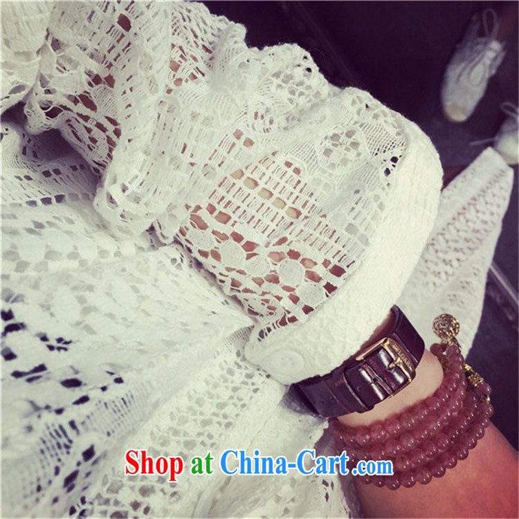 3 road rock 2015 new stylish European and American large, cultivating biological aerial long Sun Sun 7 cuff ladies thick MM shirt DM 9005 large white code XXL pictures, price, brand platters! Elections are good character, the national distribution, so why buy now enjoy more preferential! Health
