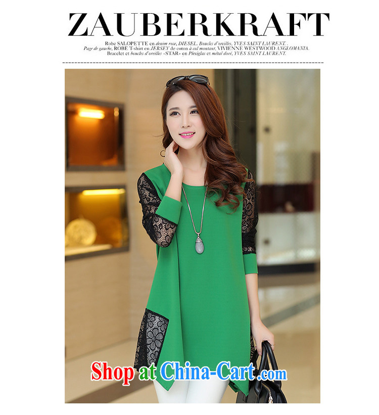 Tung-yuan 2015 summer the Code women mm thick long-sleeved loose, long dresses T 186 blue 5 XL pictures, price, brand platters! Elections are good character, the national distribution, so why buy now enjoy more preferential! Health