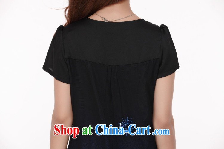 The Code women mm thick summer 2015 new embroidered short sleeves larger dresses mother with thick sister boutique - YY 610,000 blue 4 XL code pictures, price, brand platters! Elections are good character, the national distribution, so why buy now enjoy more preferential! Health