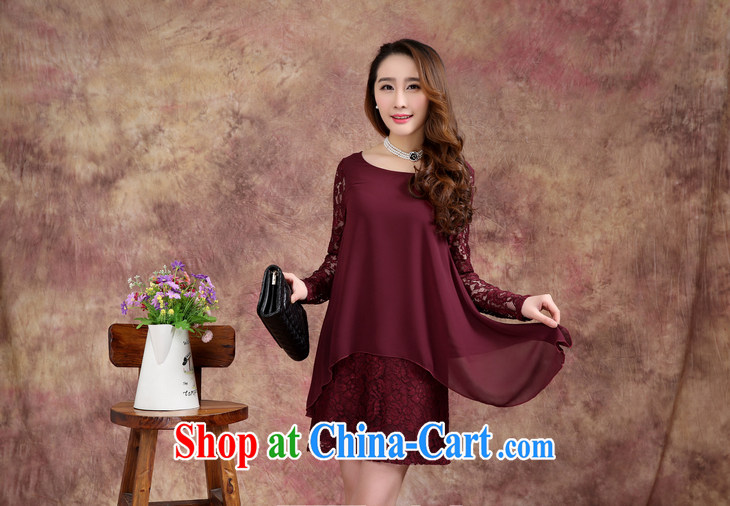 Once again takes the code female mom with summer dresses 2015 summer new leave of two piece lace snow woven skirt mm thick and fat and even clothing skirt Navy XXXXL pictures, price, brand platters! Elections are good character, the national distribution, so why buy now enjoy more preferential! Health