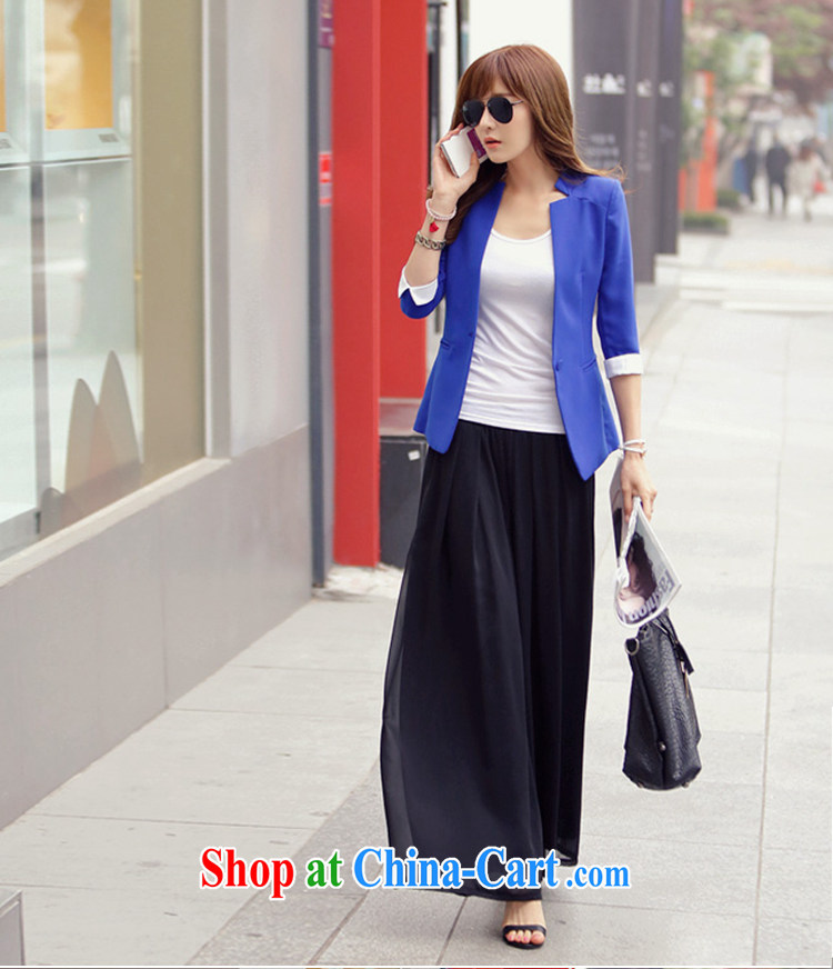 2015 New, and indeed increase, ladies casual loose snow woven Wide Leg pants thick woman graphics thin, OM 9100 blue 6 XL pictures, price, brand platters! Elections are good character, the national distribution, so why buy now enjoy more preferential! Health
