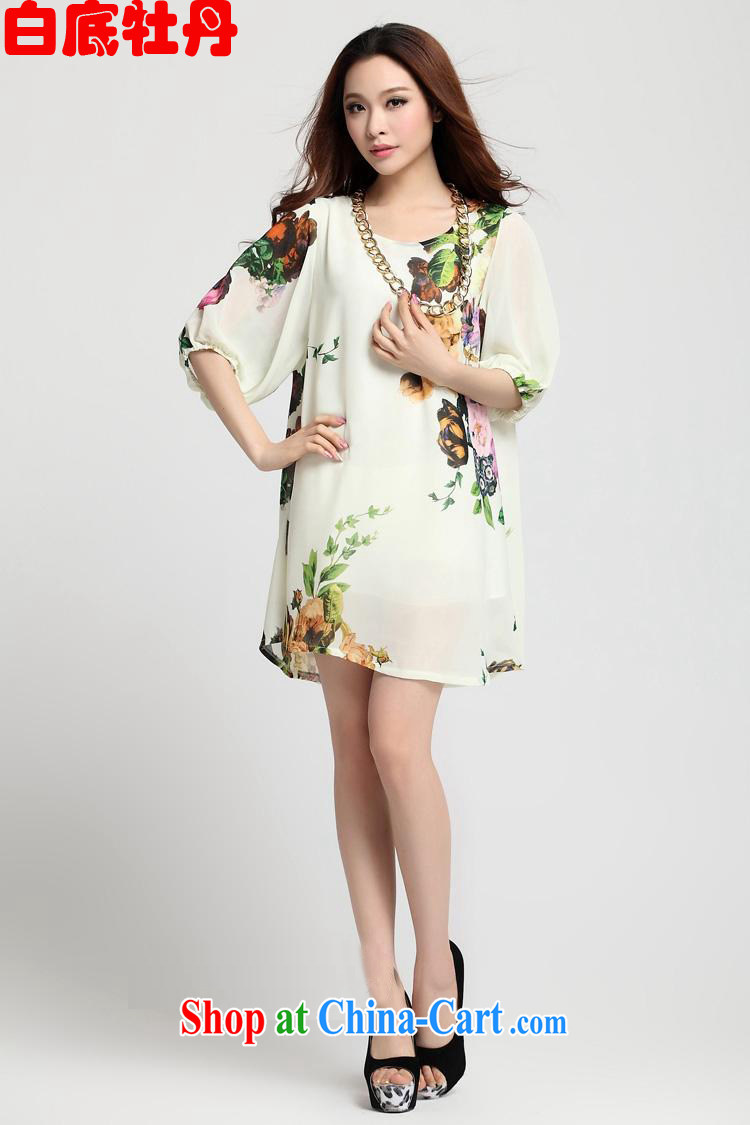 Korea in 2015 Anne The Code women in relaxed long snow woven dresses 1169 white Peony XXXXL pictures, price, brand platters! Elections are good character, the national distribution, so why buy now enjoy more preferential! Health