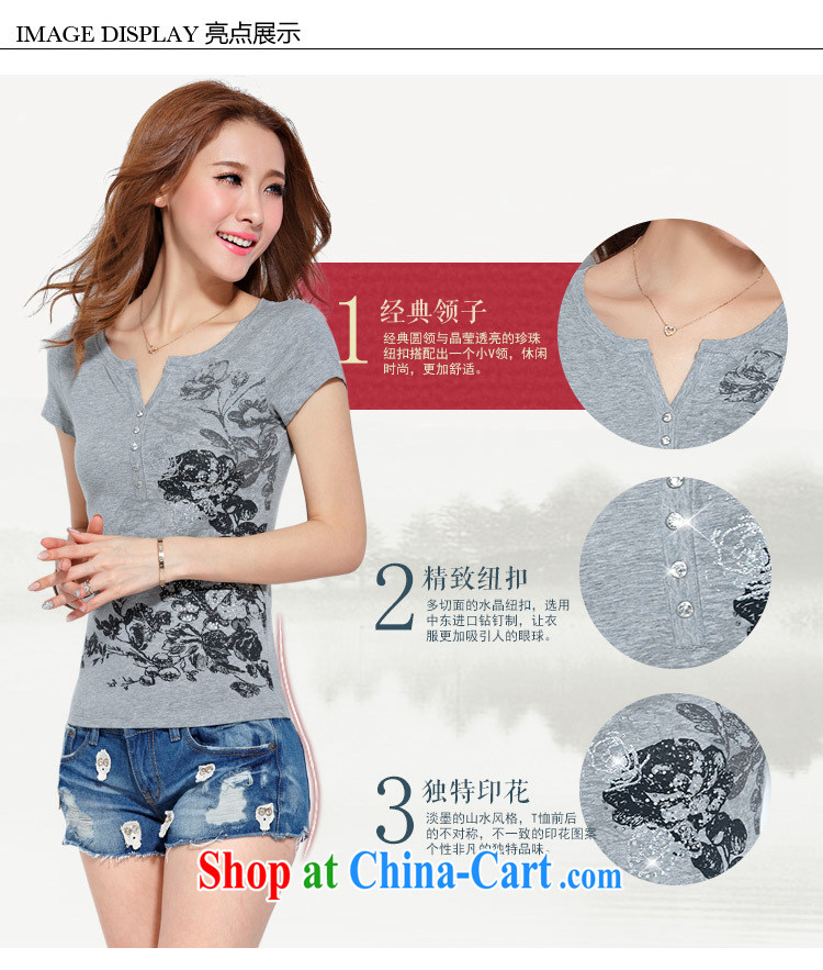 Crystal Bermuda, female Ethnic Wind T board summer 2015 new hot Stamp Duty Drill girl decor, short-sleeved T-shirt white XXL pictures, price, brand platters! Elections are good character, the national distribution, so why buy now enjoy more preferential! Health